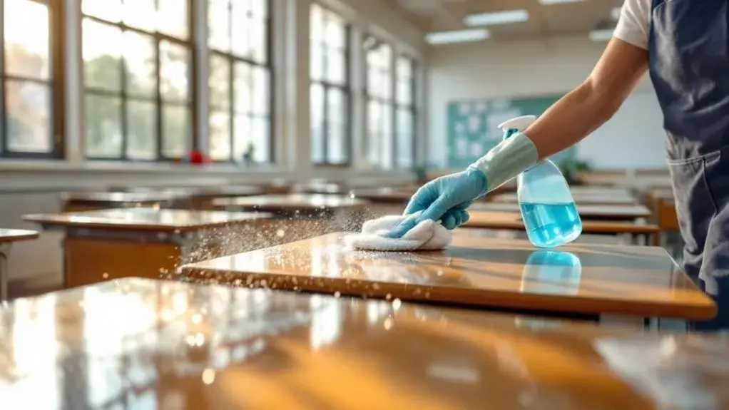 How School Cleaning Plays a Vital Role in Student Health & Attendance